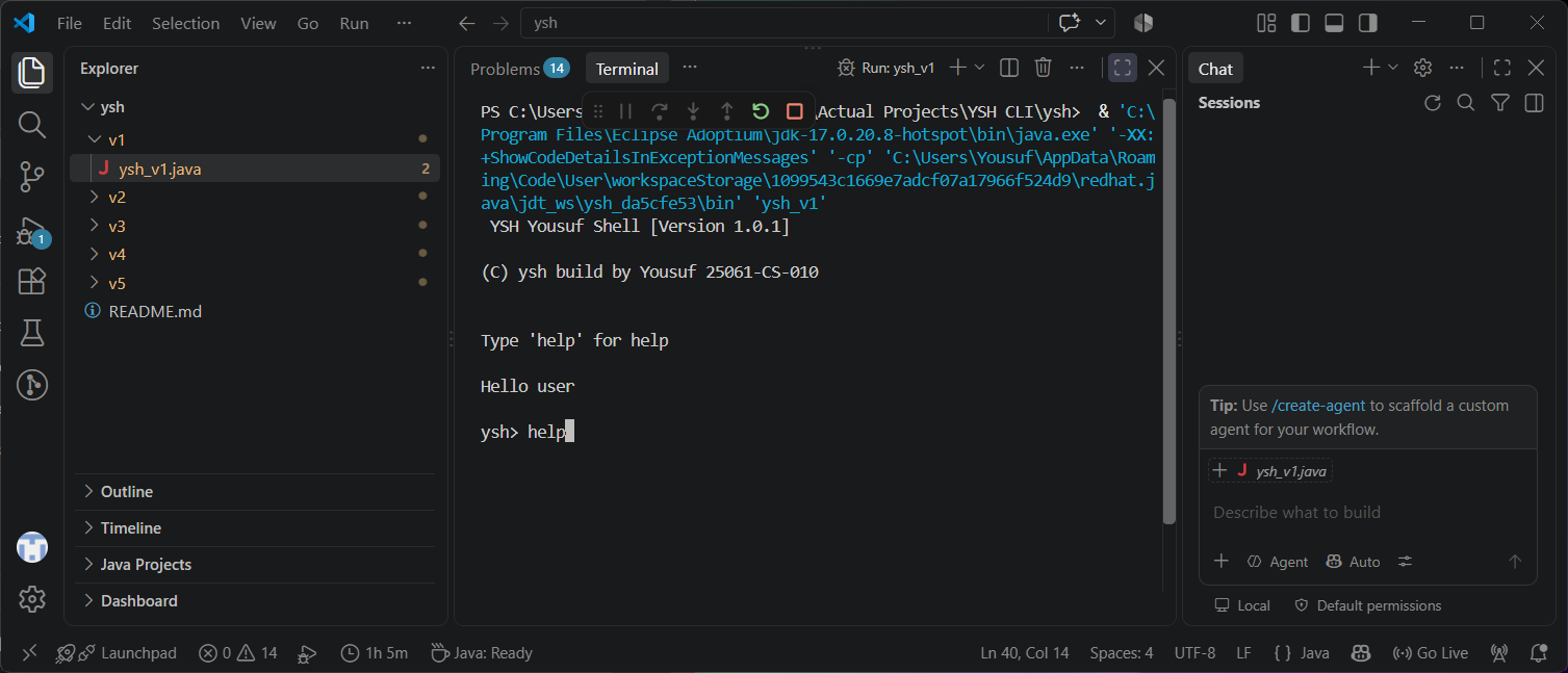 YSH CLI v1